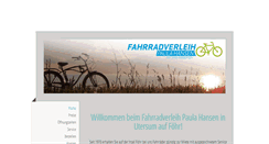 Desktop Screenshot of fahrradverleih-hansen.de